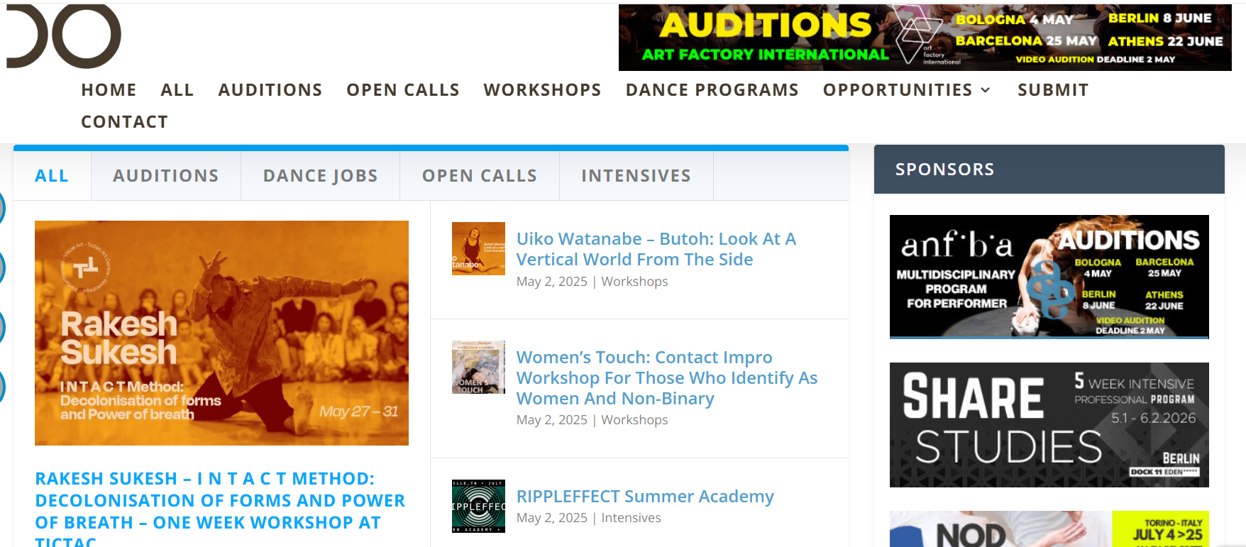 Dancing Opportunities